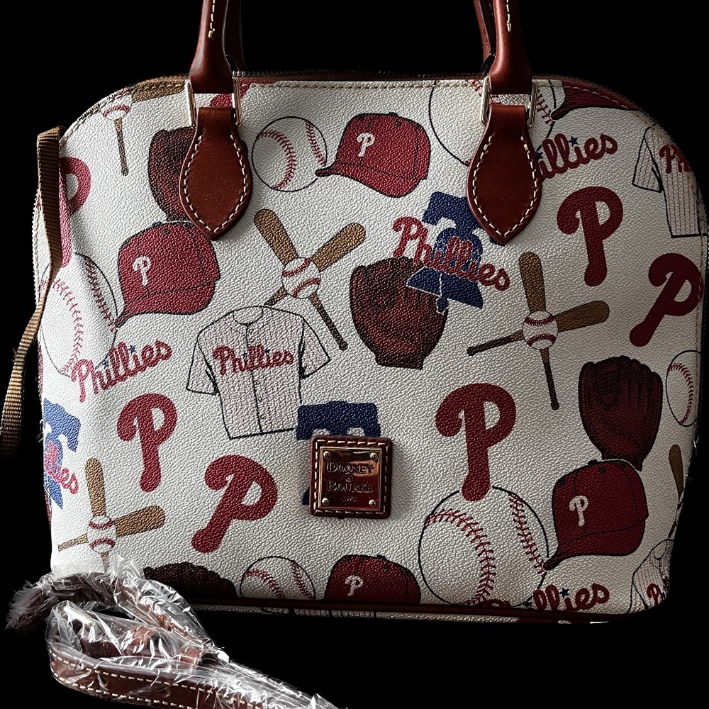 Dooney & Bourke MLB Phillies Zip Zip Satchel